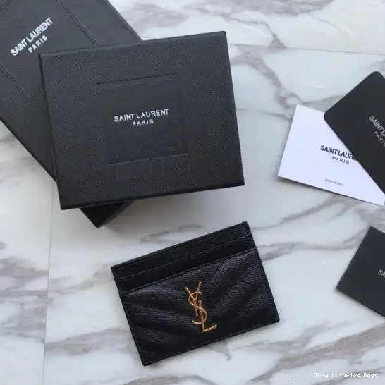 Tony Luxuries CASSANDRE YSL MATELASSÉ CARD CASE 0604